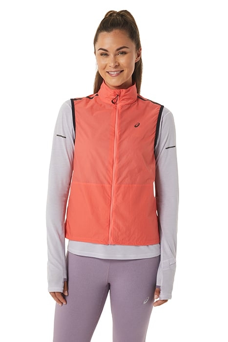 METARUN PACKABLE VEST PAPAYA 1