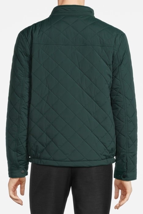 QUILTED NYLON BOMBER SEA MOSS 2