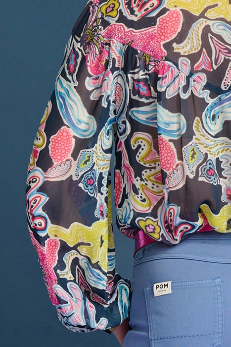 BLOUSE - FULL GLOW DEEP BLUE 6