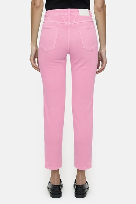 PEDAL PUSHER JEANS PINK LILIES 2