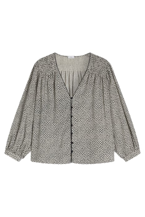 GATHERED BLOUSE SHIRTS & BLOUSES ECRU 3