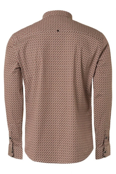 SHIRT STRETCH ALLOVER PRINTED DARK GREEN 5