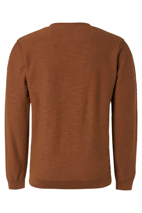 PULLOVER CREWNECK GARMENT DYED + STONE WASHED CARAMEL 5