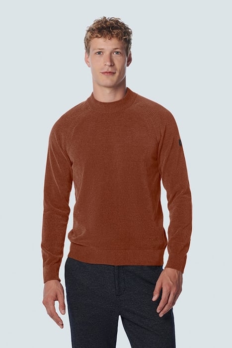PULLOVER CREWNECK CHENILLE STRETCH CARAMEL 1