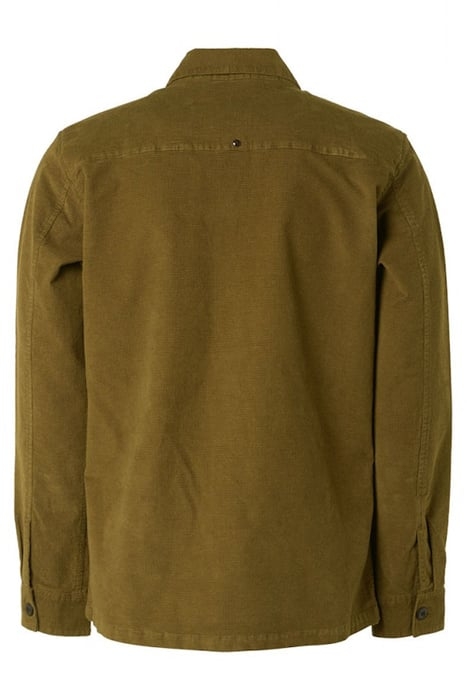OVERSHIRT BUTTON CLOSURE STRUCTURE CORDUROY STRETCH MOSS 5
