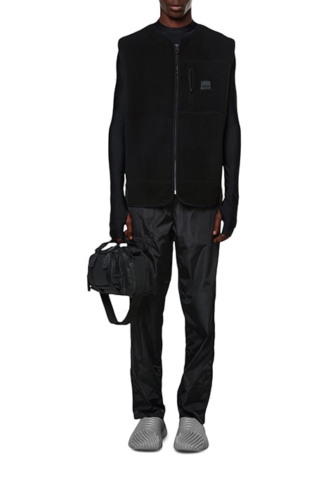 UNISEX FLEECE VEST BLACK 1