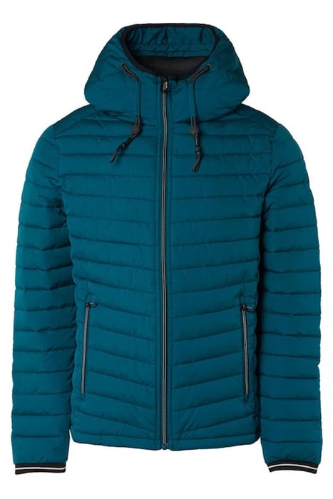 JACKET HOODED SHORT FIT PADDED OCEAN 4