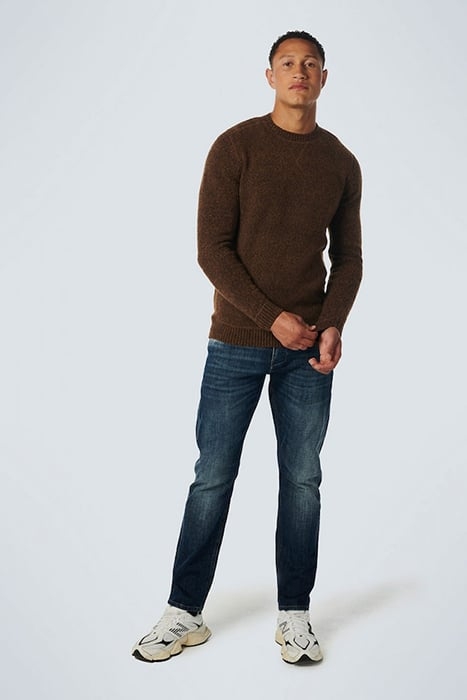 PULLOVER CREWNECK SOFT STRETCH CARAMEL 3