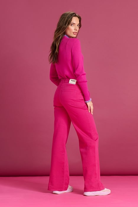 JEANS - WIDE LEG FIERY PINK 2