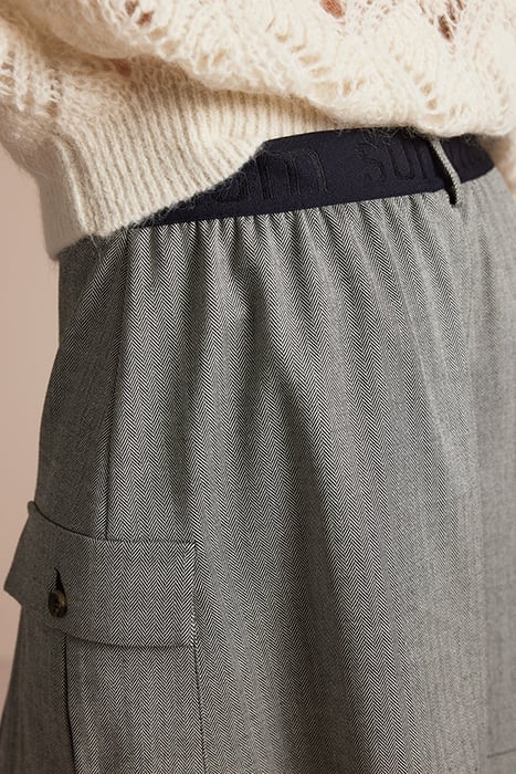 SKIRT HERRINGBONE BLACKS 6