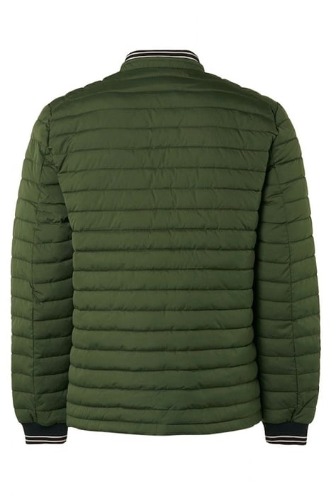 JACKET SHORT FIT PADDED DARK GREEN 5