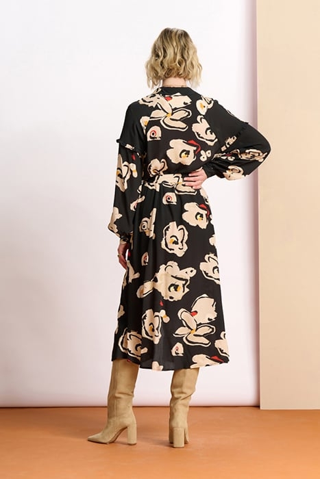DRESS - FLOWER GLORY BLACK 2