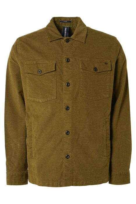 OVERSHIRT BUTTON CLOSURE STRUCTURE CORDUROY STRETCH MOSS 4