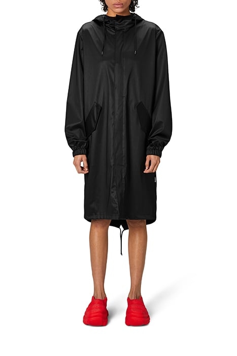 UNISEX FISHTAIL PARKA BLACK GRAIN 1