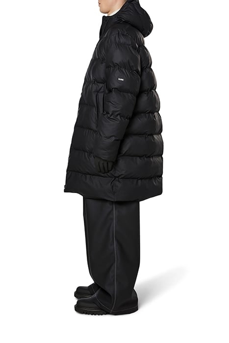 UNISEX LONG PUFFER JACKET BLACK 6