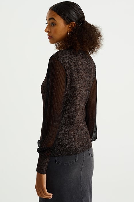 KNITTED PULLOVER BLACK 2