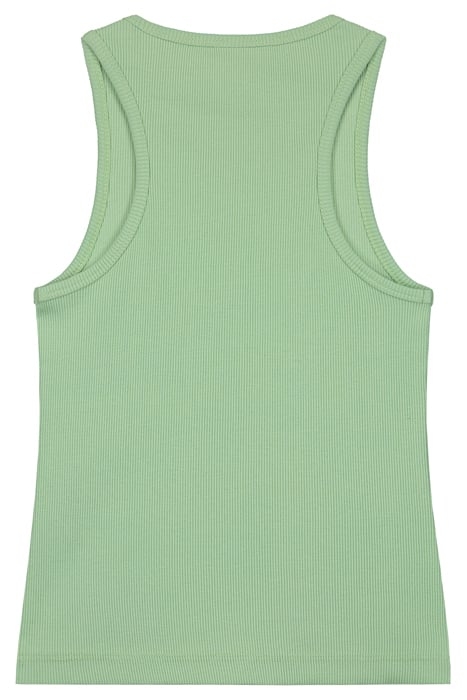 RIB SINGLET MISTY GREEN 2
