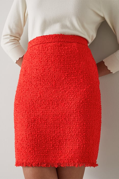 SK SASKIA - TWEED A LINE RED 5