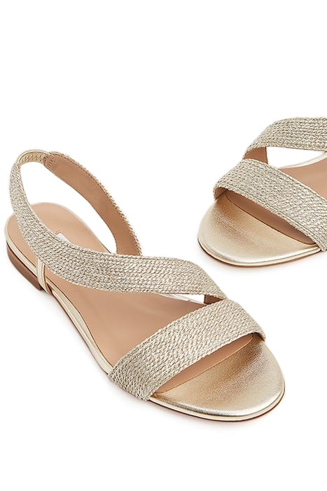 RACHEL ROPE LUREX FLAT SA SOFT GOLD 3