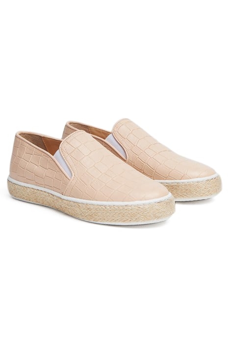 JULIANA - SLIP ON TRAINER NUDE 2