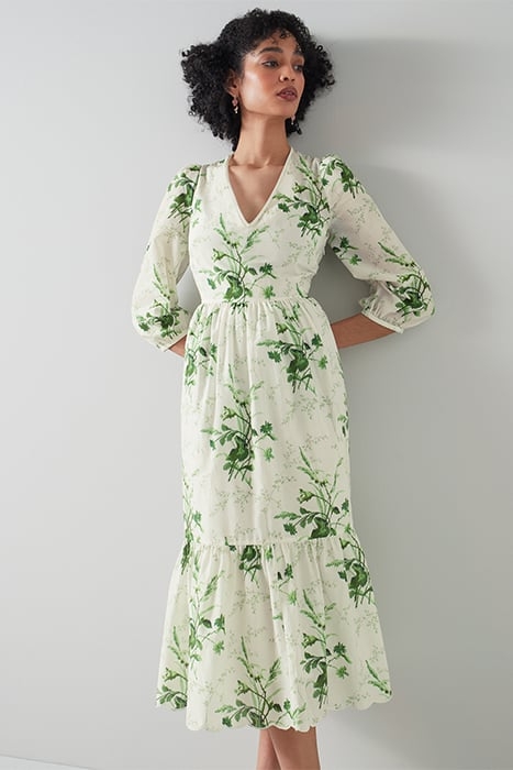 DR BRONTE - MEADOW SCENE GREEN/WHITE 1