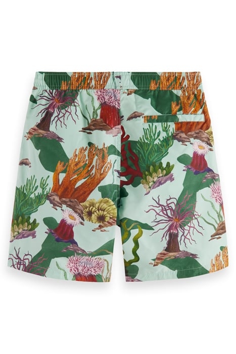 MID LENGTH SWIM SHORT ALL OVER PRINT CORAL REEF AOP 2