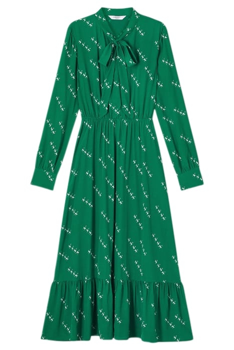 DR BRIDGET PETITE DRESS GREEN/CREAM 3