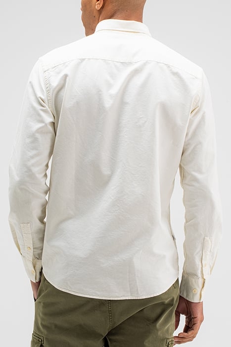 AIDAN COTTON OXFORD SHIRT TITAN WHITE 2