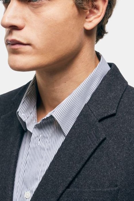 JACKET ONLY HERRINGBONE PATTERN DARK GREY 6