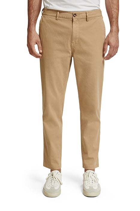 DRIFT- GARMENT-DYED STRETCH COTTON TWILL CHINO SEASTONE 1