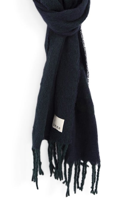 DUCK GREEN SLOGAN JACQUARD SCARF 3