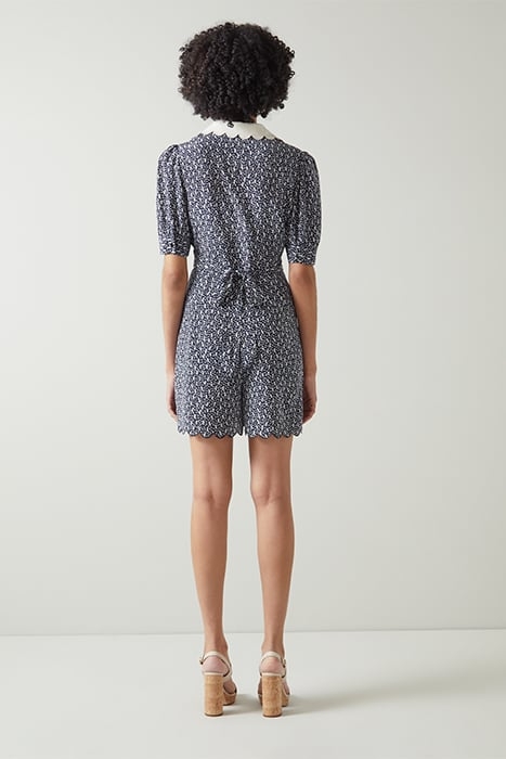 DR LITA - SAIL BOAT PRINT NAVY/CREAM 3