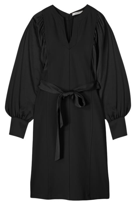 DRESS PUNTO MILANO BLACK 4