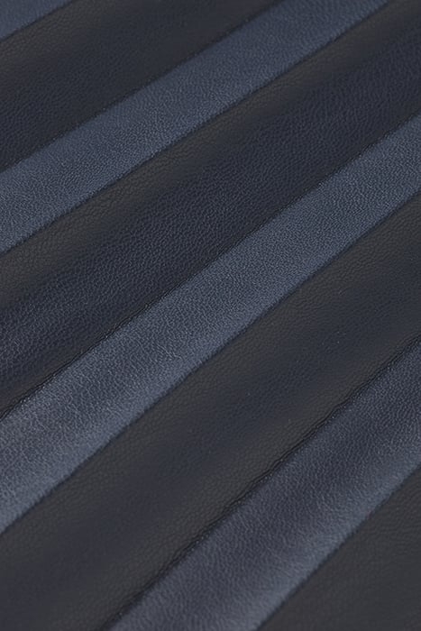 FAUX LEATHER PLEATED HIGH RISE MIDI SKIRT NIGHT 3