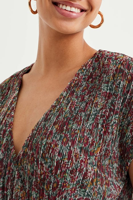 DRESS MID LENGTH DARK GREEN 5