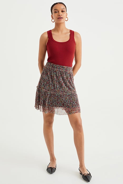 SKIRT MINI LENGTH DARK GREEN 3