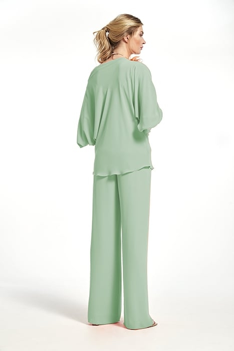 CHIFFON YUMBA TOP GREEN 1