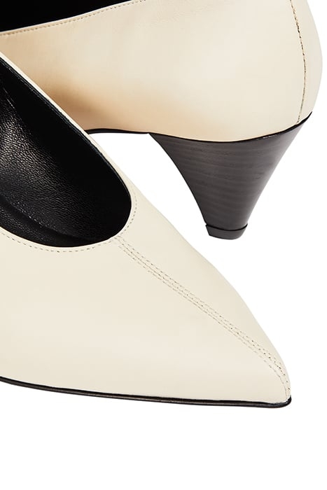 CC ZAYLA CONE HEEL ECRU 4