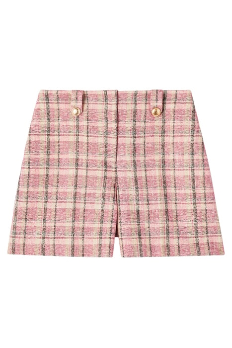 TR ELIZA - CHECK SHORTS PINK 4