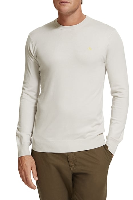 ESSENTIAL PULLOVER CREWNECK HERON GREY 1