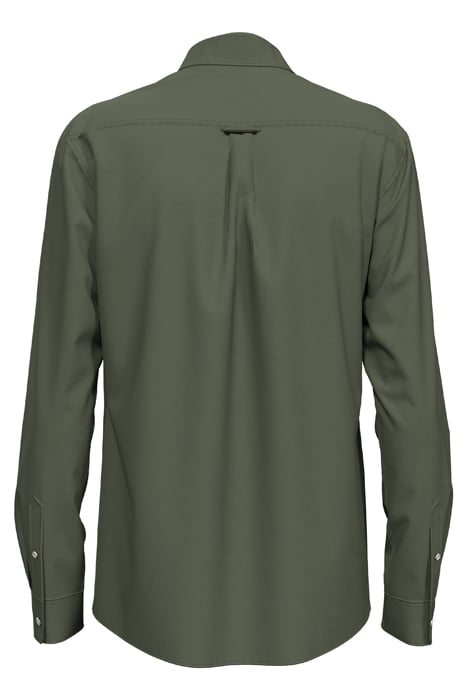 ESSENTIAL OXFORD SOLID SHIRT ARMY 2