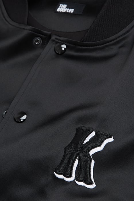 RIBBED EDGE JACKET WITH SNAP BUTTONS AND EMBROIDERED DETAILS 3