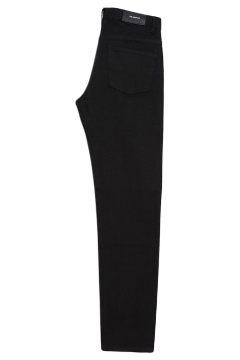 SLIM FIT JEANS JAPANESE CANVAS BLACK SELVEDGE BLACK 2