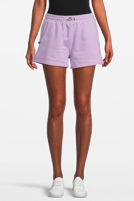 SHORTS WITH ELASTIC AT THE WAIST + EMBOSSED LOGO BOTTOM OF L 1