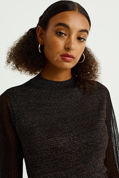 KNITTED PULLOVER BLACK 5