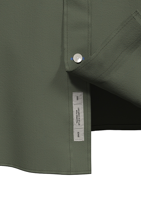 ESSENTIAL OXFORD SOLID SHIRT ARMY 4