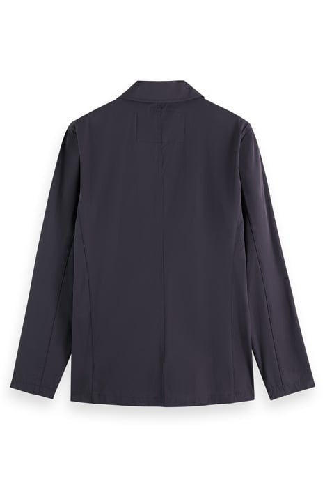 UNCONSTRUCTED NYLON-BLEND BLAZER DEEP SEA 2