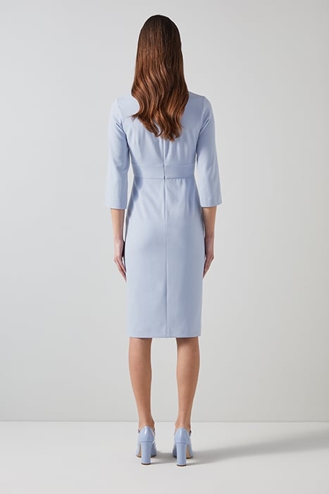 DR SKY - V NECK DRESS LIGHT BLUE 2