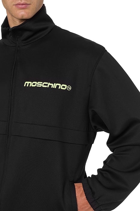 MOSCHINO™ STRETCH TECHNICAL SWEATSHIRT BLACK 4