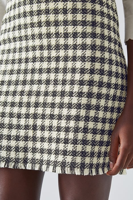SK KEELER GINGHAM BLACK/CREAM 4